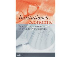 Omslag van Institutionele economie
