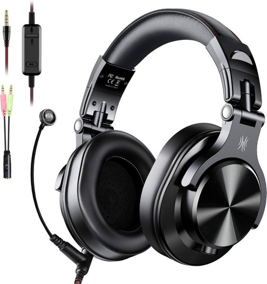 Oneodio A71 Gaming Headset Studio DJ Hoofdtelefoon Stereo Over Ear Wired Hoofdtelefoon Met Microfoon Voor PC PS4 Xbox One Gamer