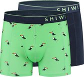 Shiwi - 2-Pack Boxershorts - Tucan - Neon Groen