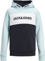 JACK&JONES JUNIOR JJELOGO BLOCKING SWEAT HOOD NOOS JR Jongens Trui - Maat 176