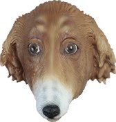 Partychimp Hond Volledig Hoofd Masker Halloween voor bij Halloween Kostuum Volwassenen Carnaval - Latex - One size