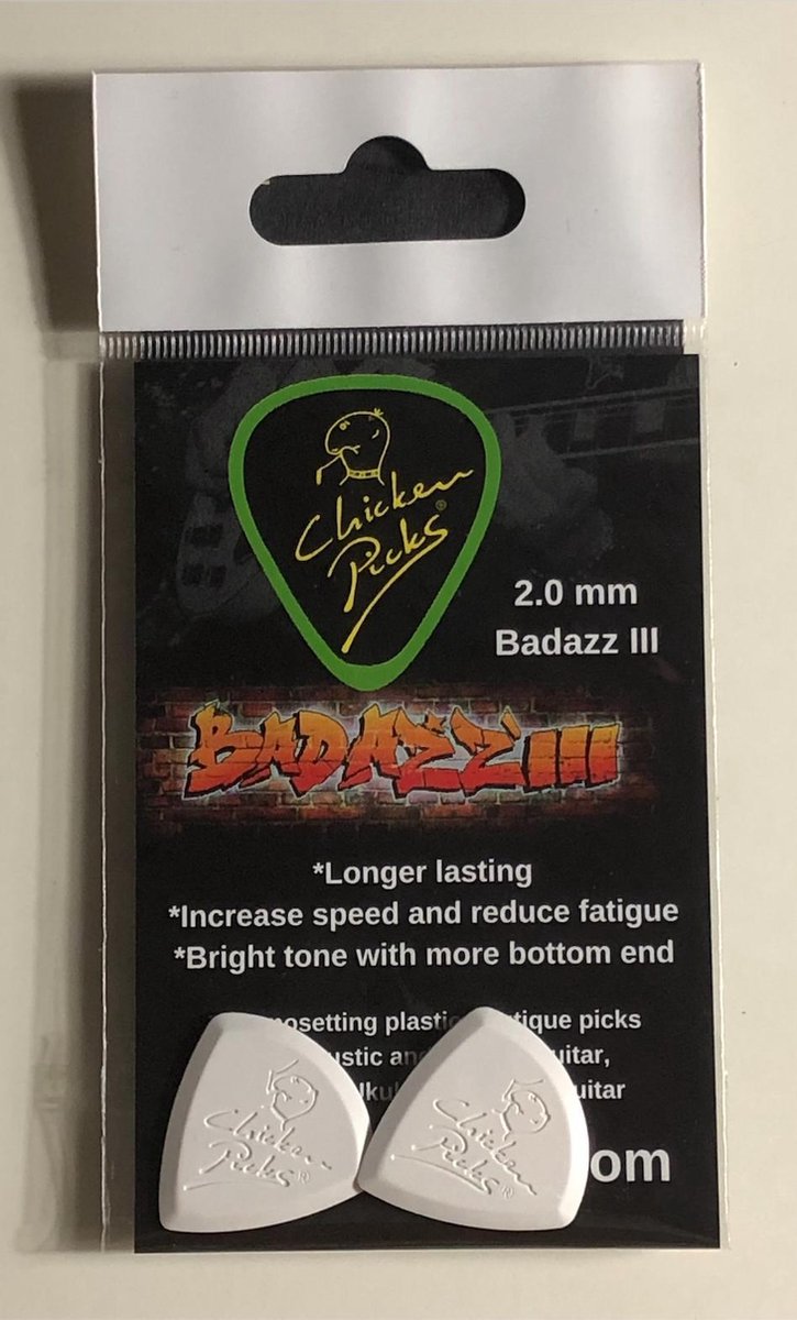 2-pack ChickenPicks Badazz III 2.0 mm