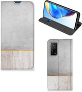 Magnet Case Cadeau voor Vader Xiaomi Mi 10T | 10T Pro Smartphone Hoesje Wood Beton