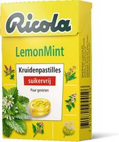 Ricola | Lemon Mint | Suikervrij | 20 x 50 gram