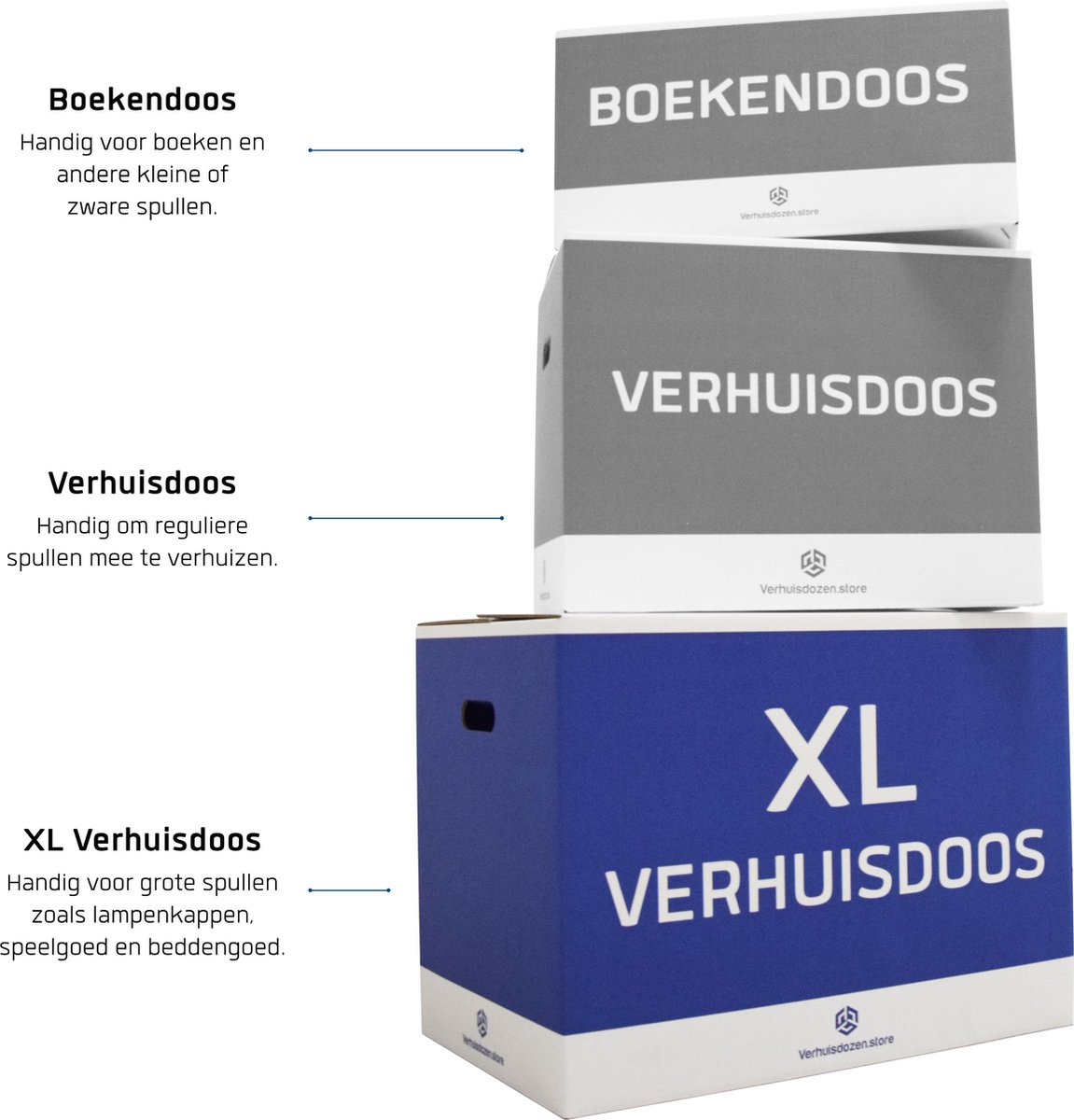 Verhuisdozen, gestanst, Havanna, 35 x 25 x 18 cm, verpakkingsdozen