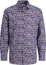 Overhemd Lange Mouw Jack & Jones Blauw dessin - maat S