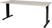 Schaffenburg Verstelbaar Bureau - 180x80 robson - zwart frame