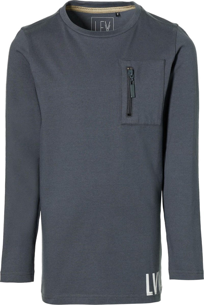 Levv longsleeve Karel grijs voor jongens - maat 140