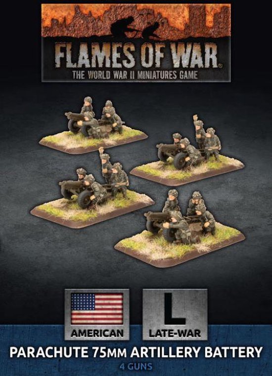 Afbeelding van het spel Flames of War: Parachute 75mm Artillery Battery