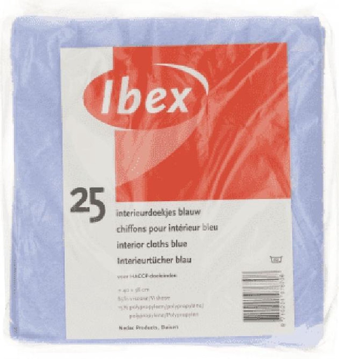 Goedkoopste 25x stuks blauwe viscose dweilen/schoonmaakdoeken - 38 x 40 cm - Dweiltjes/huishouddoekjes/schoonmaakdoekjes/vaatdoekjes/allesdweilen