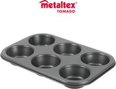 Metaltex By Tomado Moule à Tomado en acier inoxydable 7,5 cm | 6 sujets