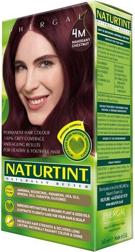 Naturtint 8436004840137 couleur de cheveux Acajou 170 ml | bol.com