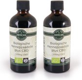 Biologische CBD Olie (Hennepzaadolie plus CBD) | 2 stuks (200ml)