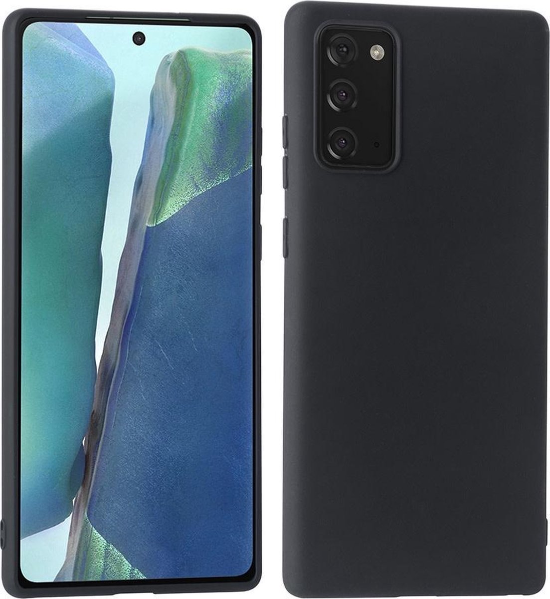 Samsung Galaxy Note 20 Zwart Backcover hoesje - TPU