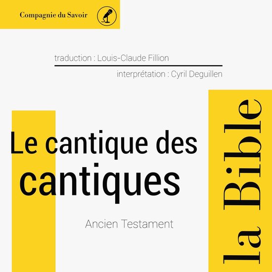 Le Cantique des Cantiques - cover