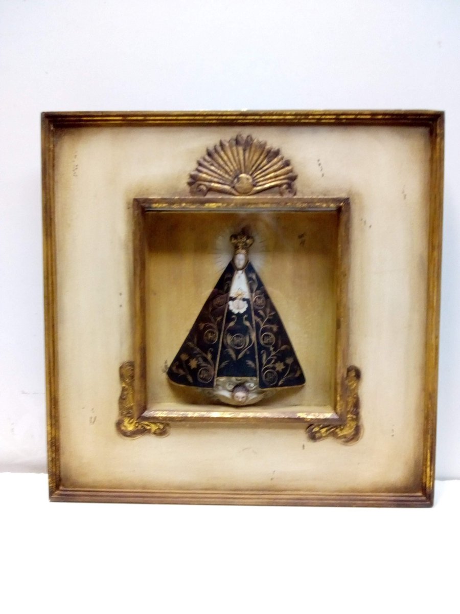 Schilderij - zwart - Madonna - woonaccessoires - wanddecoratie