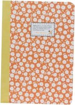 Schrift geniet A5 96 bladzijde's, 90 grams papier Geruit 5mm Flowers