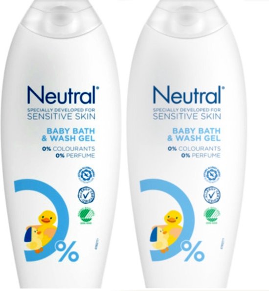 Neutral 0% Baby Washgel - 2 x 250 ml - Voordeelverpakking
