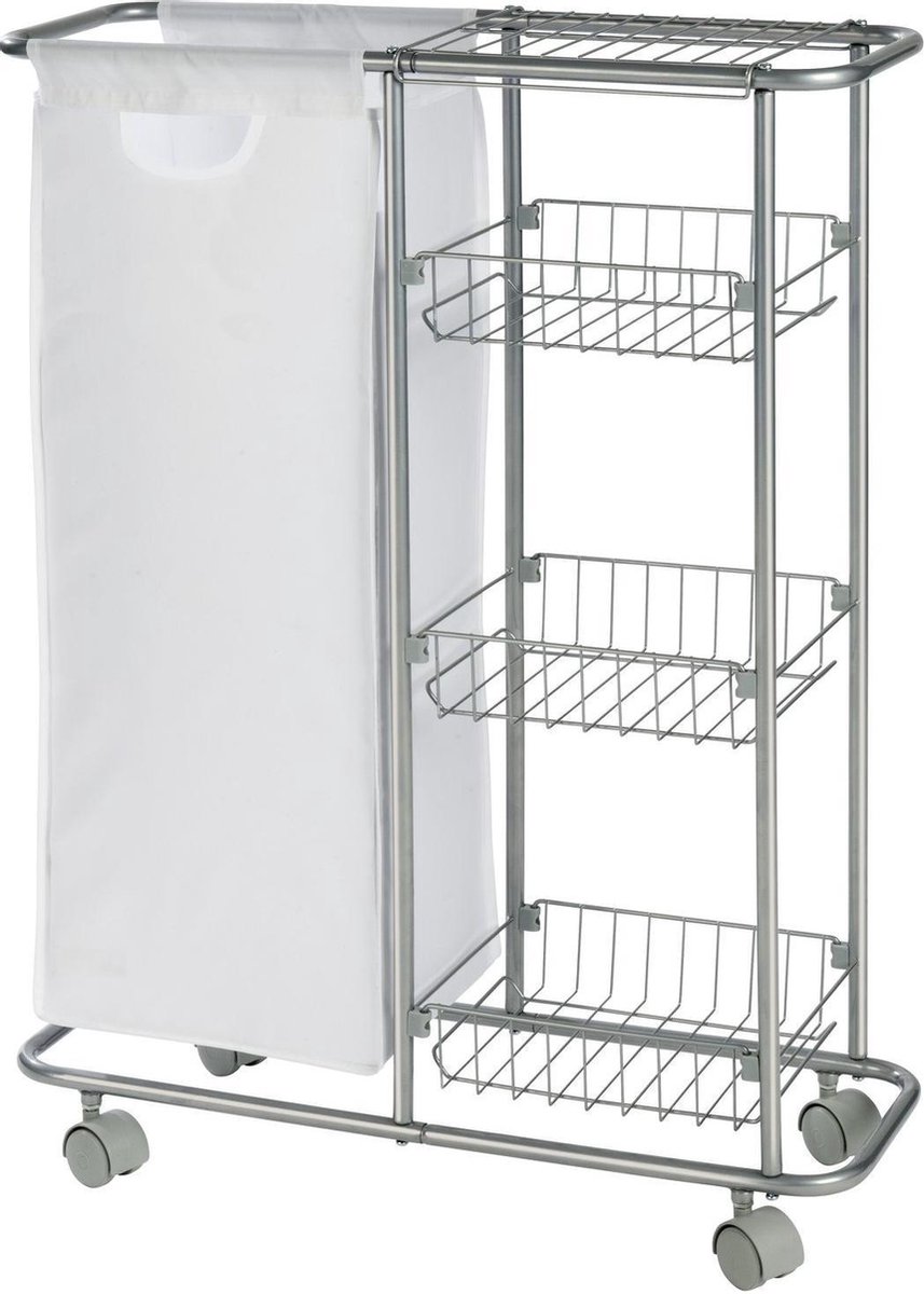 Wenko Multifunctionele trolley met afneembare zak