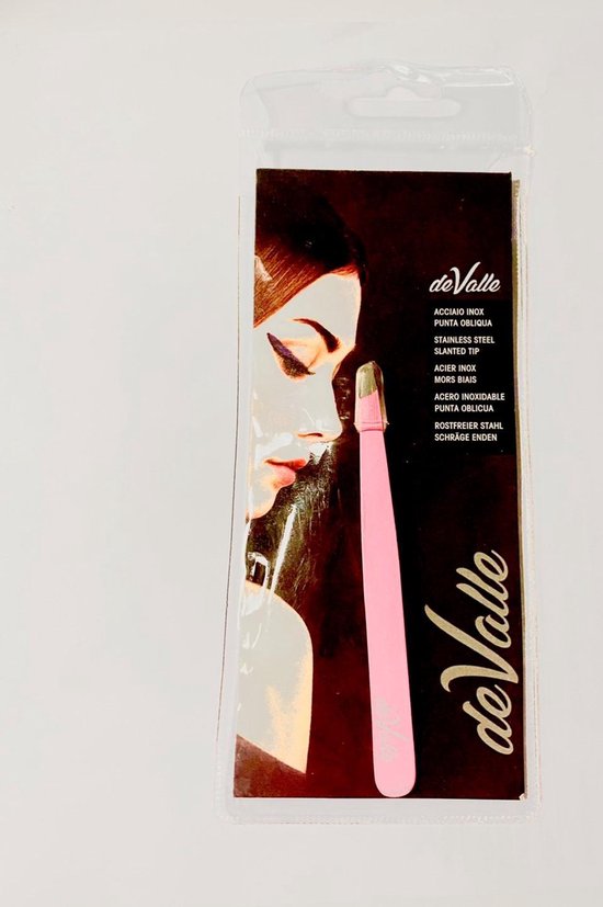 Xanitalia Pincet Afgeschuind Punt Roestvrijstaal RVS Roze - Tweezer