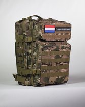 Always Prepared Tactical Backpack - Rugzak - Multi Camo Warrior - 45 Liter