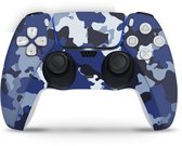 Playstation 5 Controller Skin Camouflage Blauw Sticker