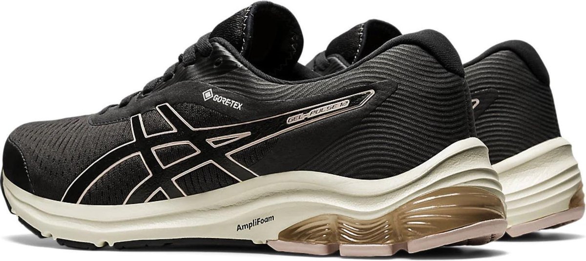 ASICS - Damesschoenen - Gel-Pulse 12 GTX - W - graphite grey/graphite grey  - maat 40 | bol.com