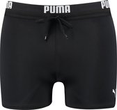 PUMA Swim Logo Trunk Heren Zwembroek - zwart - Maat XS