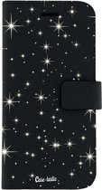 Casetastic Saffiano Wallet Case Apple iPhone 12/12 Pro Black - Stars