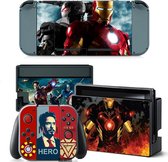 Iron Man - Marvel| Nintendo Switch Console skin | Switch console en controller stickers