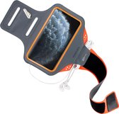 Mobiparts Comfort Fit Sport Armband Apple iPhone 11 Pro Max Neon Oranje