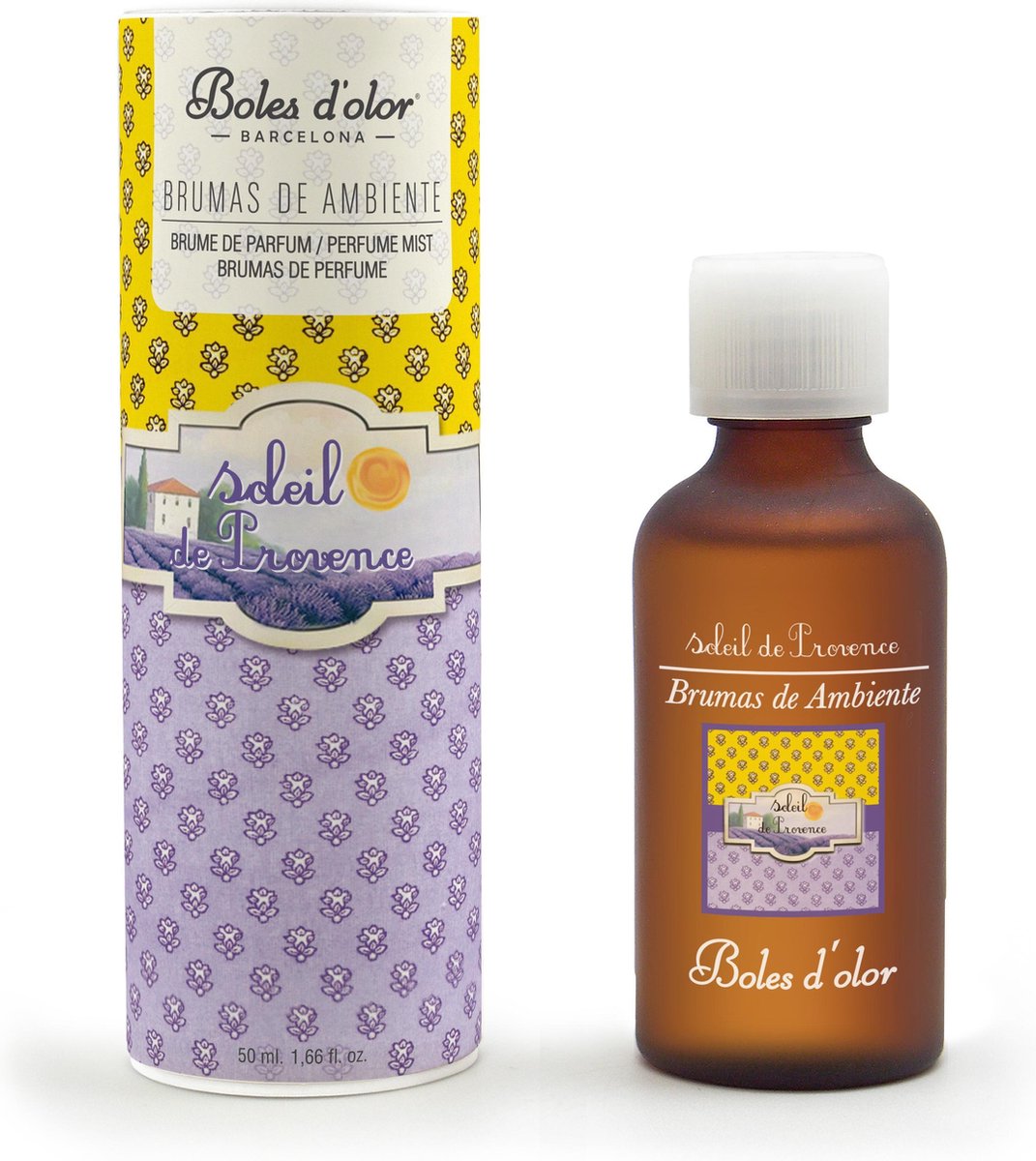 Goedkoopste Boles d'olor - geurolie 50ml - Soleil de Provence - Lavendelveld