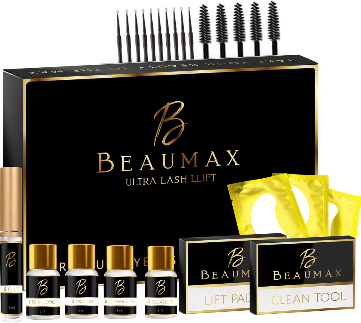 Beaumax® Professionele Wimperlifting Set - Wimperlift - Wimperlifting - Wimper lift -  Wimperserum - Lash lift kit - Wimpers Krullen - Beamax