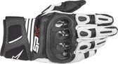 ALPINESTARS SP X AIR CARBON V2 BLACK WHITE GLOVES S - Maat S - Handschoen