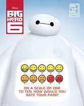 Poster Big Hero 6 Rate Your Pain 40x50cm