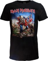 Iron Maiden The Trooper Band T-Shirt Zwart - Officiële Merchandise