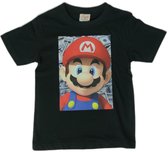 T-shirt Mario money zwart - kinderen - kleding - mode - Mario - korte mouw - Super Mario