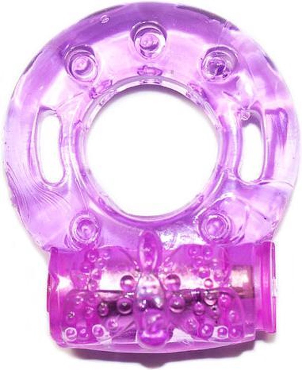 Goedkoopste Vibration Cockring Basic Paars - Uniek gevoel - Voor hem en voor haar - Stimulerend voor mannen en vrouwen - Spannend voor koppels - Sex speeltjes - Sex toys - Erotiek - Sexspelletjes – Seksspeeltjes - Stimulator - Cockring vibrerend - Penisring