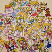 38 Pcs Self-Made Kawaii Sailor Moon Anime Manga Cartoon Stickers Diy Decoratie Dagboek