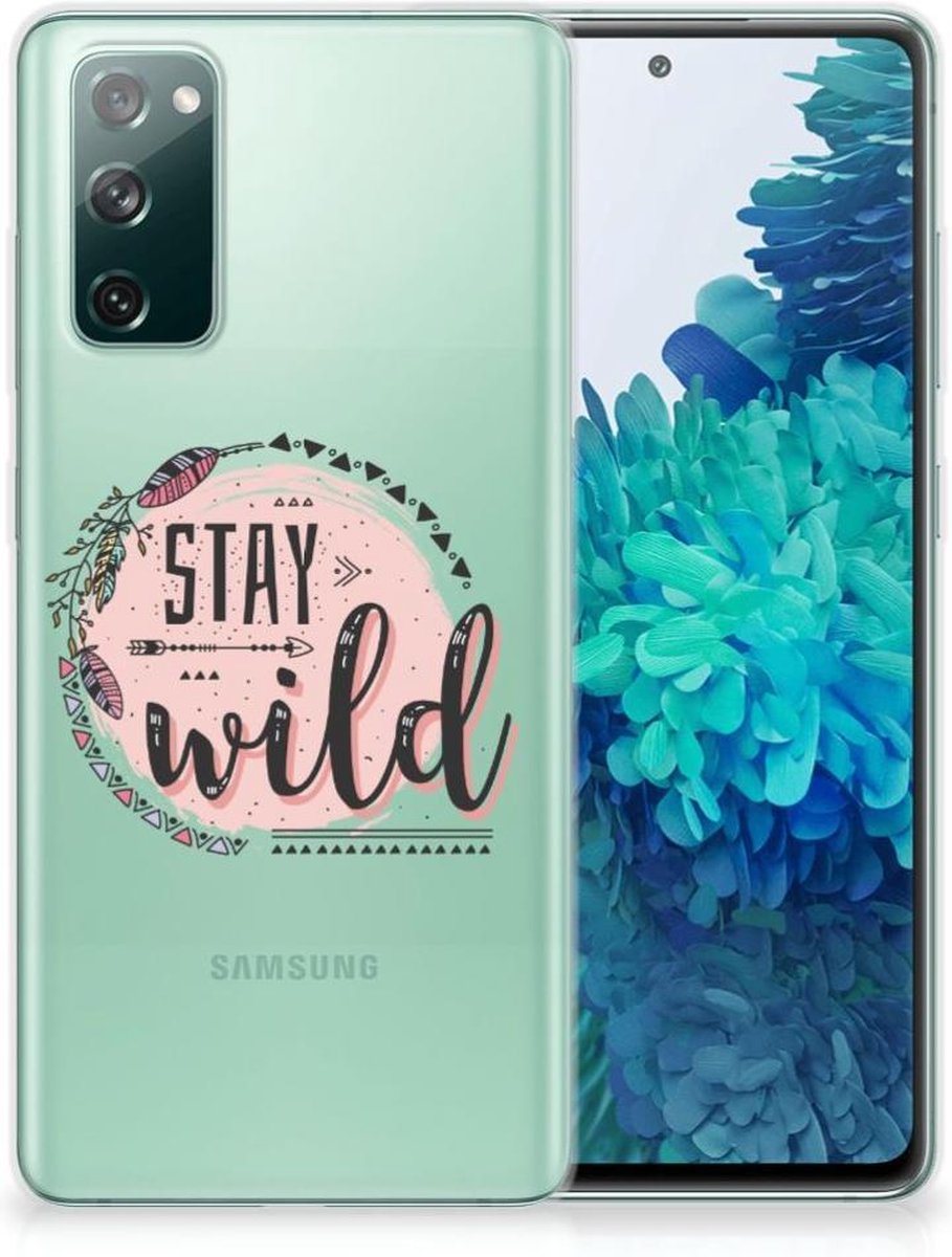 Samsung Galaxy S20 FE Telefoonhoesje met Naam Boho Stay Wild