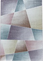 Modern laagpolig vloerkleed Rio - abstract - multikleur - 160x230 cm