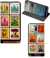 Beschermhoesje Nokia 2.4 Telefoonhoesje Design Postzegels