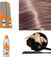 XP100 haarverf pakket kleur 9.44  Zeer lichtblond & Koper intensief (1x 100ML) met 6% waterstof ( 1x 250ML) incl verfbakje, kwast, maatbeker, puntkam en handschoenen