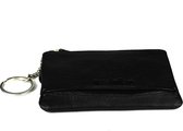 Portemonnee sleutel-etui leder Massi Miliano (A1-06-6) - zwart -