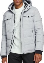 Jjregan Puffer Ltn 12173872 Light Grey Mela/melange