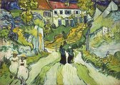 Vincent van Gogh, Trap bij Auvers, 1890 op canvas, afmetingen van dit schilderij zijn 30 X 45 CM