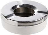 Angel Asbak met deksel - d9,5xh3,2cm - RVS