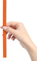 ClickStraw - Paille réutilisable - Sans Siliconen - 100% recyclable - Set de 5 pièces - Orange