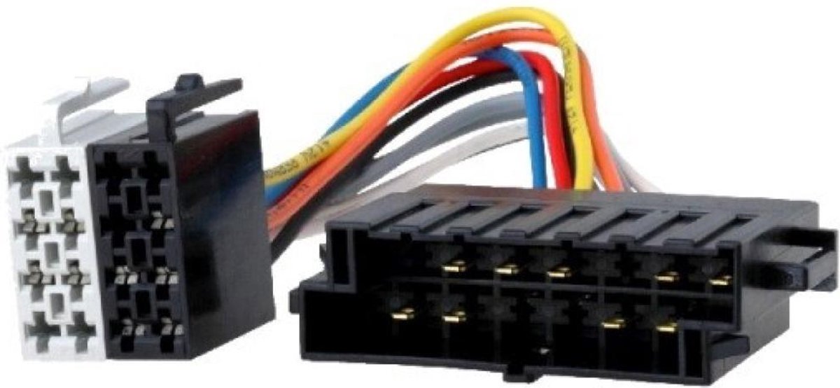 ISO verloopstekker voor autoradio – geschikt voor Volvo (14 pins)