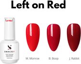 SMACKV® UV/LED Gellak Left on Red Trio Pack- 3 kleuren Gelpolish 15ml- Big Size Gel nagellak - Shellac